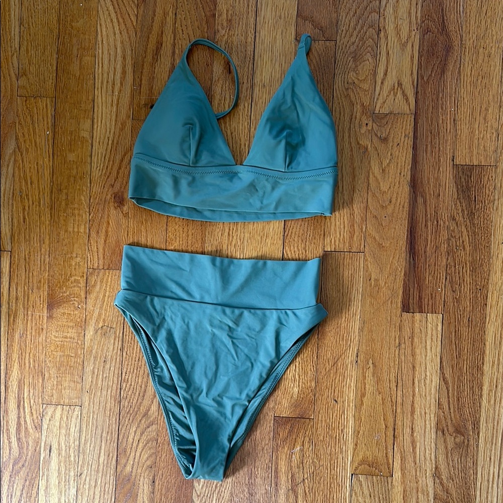 Stylish Green Bikini Set